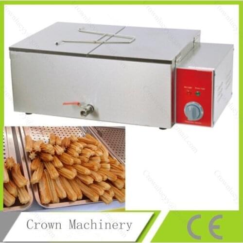 CE approved Commercial 25L electric single tank deep fryer with drain oil faucet