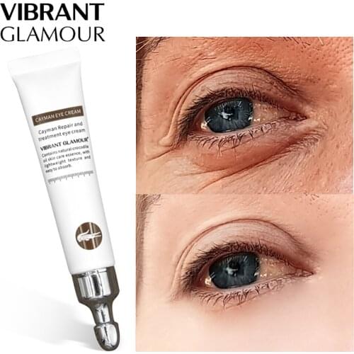 VIBRANT GLAMOUR Anti -Age Wrinkle Eye Cream Moisturizing Crocodile Serum Remover Dark Circles Against Puffiness Bags Skin Care