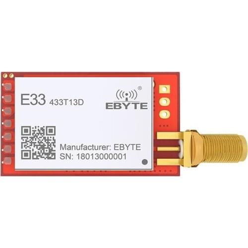 SX1212 433MHz 20mW UART SMA Antenna DIP CDEBYTE E33-433T13D 13dBm 0.8km Uhf Wireless Transceiver Transmitter Receiver Module IoT