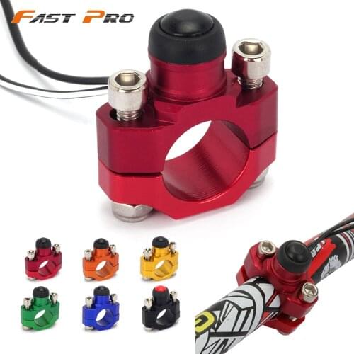 Motorcycle CNC Universal Engine Stop Start Kill Switch With Base For HONDA CRF230F CRF250R CRF250L CRF250X CRF450R XR250 XR600