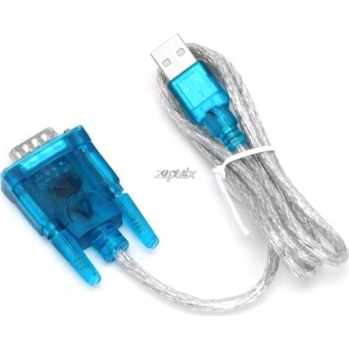 USB To RS232 RS-232(DB9) Standard Serial Cable Converter Adapter For PC Z09 Drop ship