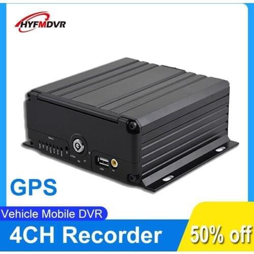 Hard Disk SD Card MDVR GPS School Bus Taxi Car Van Truck Mobile Video recorder