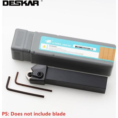 1PC DESKAR MSSNR1616H12 MSSNL1616H12 CNC Lathe Cutter Cutting External Turning Tool Holder For SNMG Carbide Inserts