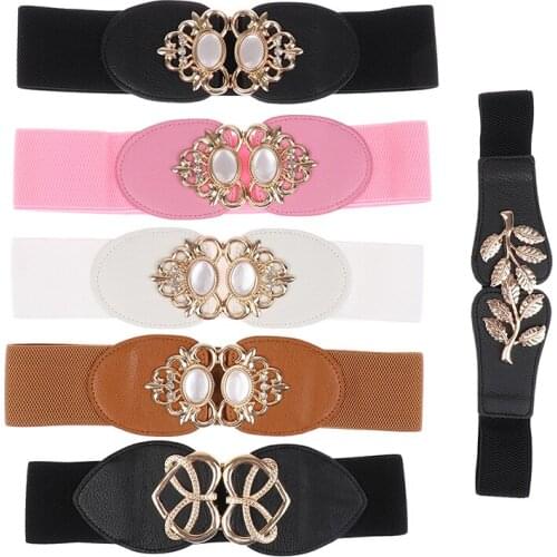 1PC Fashion 65cm Female Waistband Wide Waist Elastic Stretch Belt for Women Cinch Waistband Dress Coat Clothing Accessories