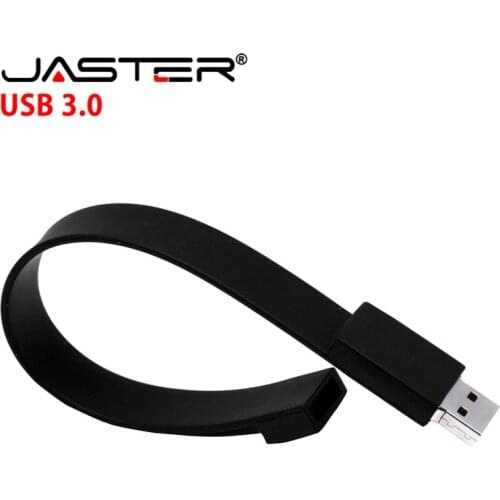 JASTER USB 3.0 10 ColorS bracelet wrist band pen drive 4GB 8GB 16GB 32GB usb flash drive 64GB wristband model U disk