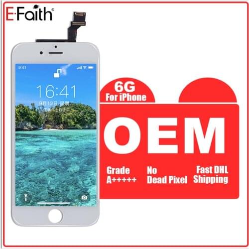 20pcs E-Faith 100% Brand New Tested OEM LCD For Apple iPhone 6 LCD Display Touch Screen Digitizer Assembly Replacement Fast Ship