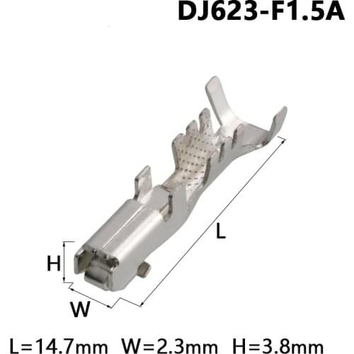 2000 pcs auto wiring terminal 12103881 12089290 crimp female loose terminals G24 for automotive delphi connector DJ624-T1.5A