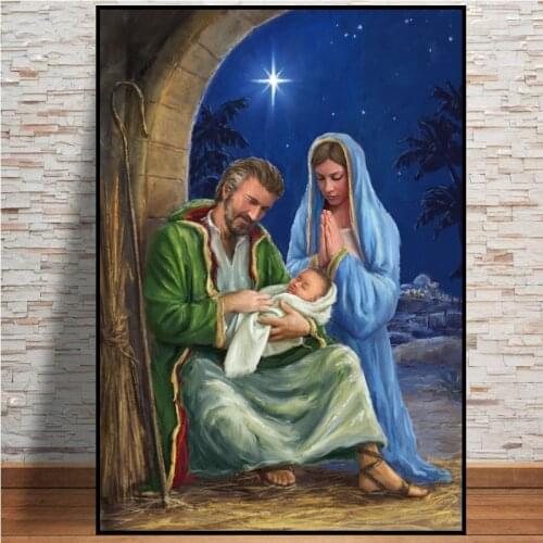 5D Diamond Embroidery Mosaic Religious Jesus 3D Full Square Drill Diamond Painting by Numbers Needlework Rhinestone Art Pictures