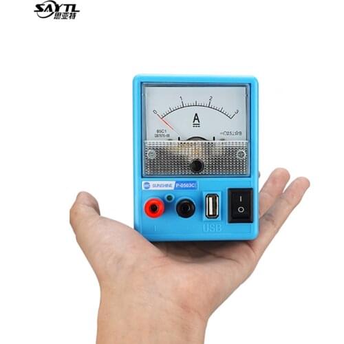 5V 3A Mini DC Power Supply With Ammeter Portable Laboratory Power Supply Voltage Regulator For Phone Boot test Repair