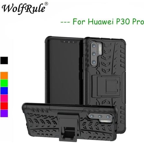 Phone Case Huawei P30 Pro Cover Dual Layer Armor Silicone Case For Huawei P30 Pro Holder Stand Shell For Huawei P30 Pro Fundas
