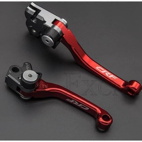 CNC Motocross Foldable Pivot Dirt Pit Bike Brake Clutch Levers ​Handle For Honda CRF250F CRF 250F 2019-2021 2019 2020 2021