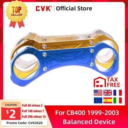 CVK CNC Front Shock Absorber Balanced Device For Honda CB400 1999-2003 VTEC VTEC400 I/II CB1300 Motorcycle Accessories