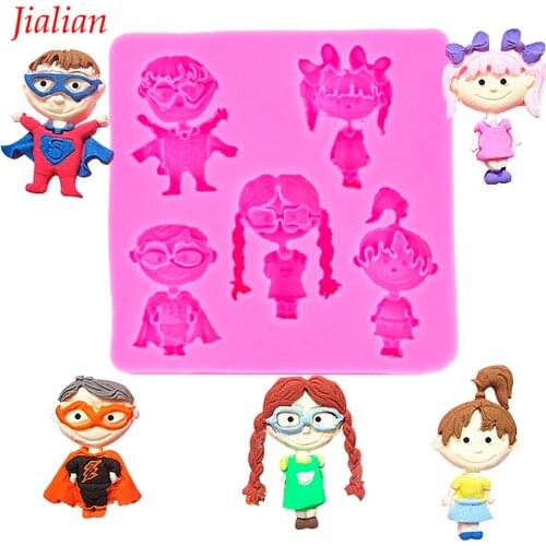 Baby DIY fondant cake silicone moulds chocolate accessories for decoration kitchen Baking tools FT-0029