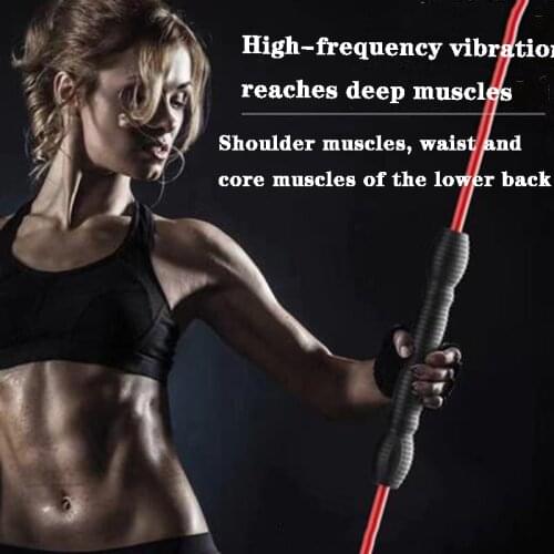 2021 new listing fitness elastic bar tremor bar multifunctional training tremor bar home fitness fitness equipment