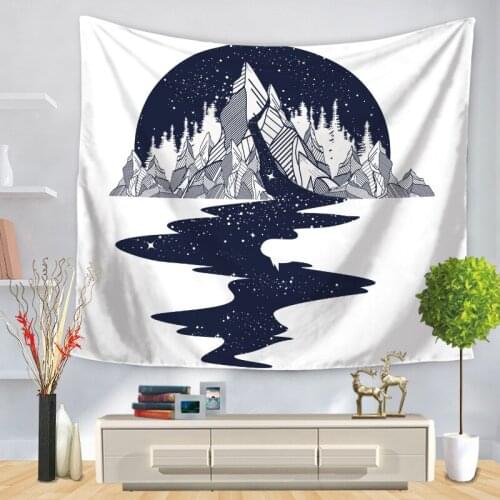 Geometry Prints Hippie Tapestry Abstract Tapestry Wall Hanging Tapestry Bedspread Blanket Artist Home Decoration Accessories