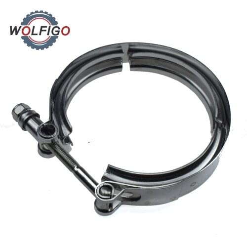 WOLFIGO Turbo Inlet-Exhaust V-Band Hose Clamp for Ford E-150 E-250 E-350 E-450 F-250 F-350 F-450 F-550 F81Z8287EA F81Z-8287-EA
