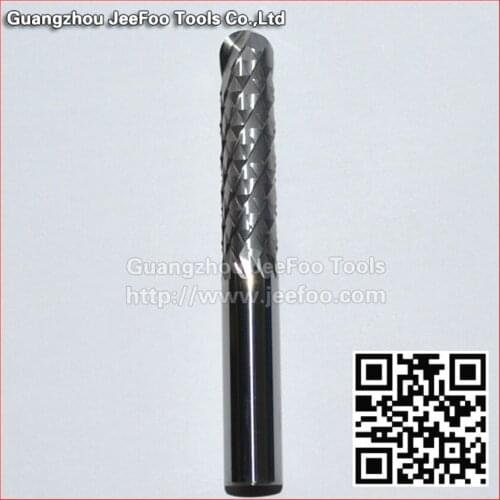 10*40*80L Two Ball Nose Corn Teeth End Mill,Carbide PCB Drill Bit, Printed Circuit Board Cutter On HDF,Fiber Glass
