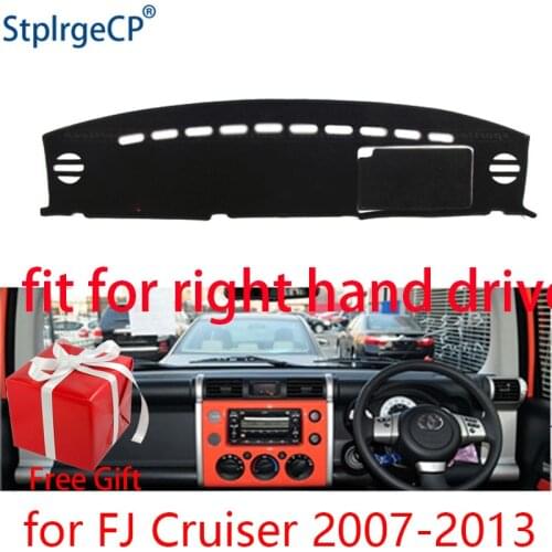 Car Dashboard Cover Mat for Toyota FJ Cruiser 2007-2013 Right Hand Drive Dashmat Pad Dash Mat Covers Dashboard Accessories