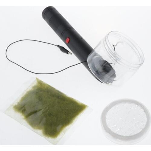 Portable Grass Flock Handy Electrostatic Flocking Machine with Grass Bag DIY