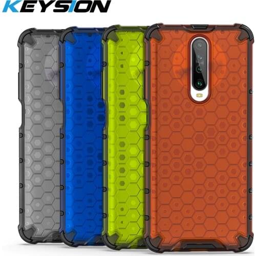KEYSION Shockproof Armor Case for Redmi K30 K20 Pro Note 7 8 Pro 7 8A 8T Honeycomb Phone Cover for Xiaomi Mi 9T CC9 Pro Note 10