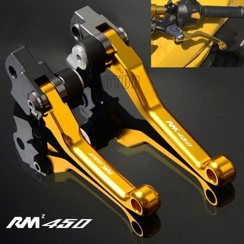 For Suzuki RMZ450 RMZ 450 2005-2018 2015 2016 2017 CNC Motorcycle DirtBike Dirt Pit Bike Motocross Pivot Brake Clutch Levers