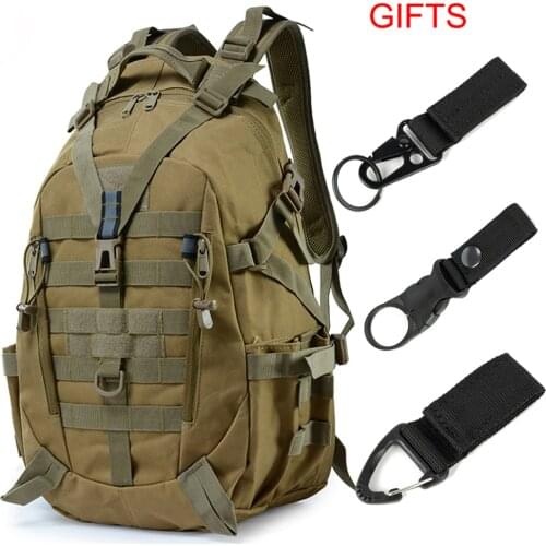 40L Camping Backpack Military Bag Men Travel Bags Tactical Army Molle Climbing Rucksack Hiking Outdoor Sac De Sport