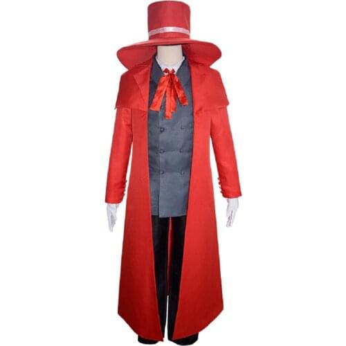 Unisex Anime Cos Hellsing Alucard Halloween Christmas Cosplay Costumes Uniform Dress Suit