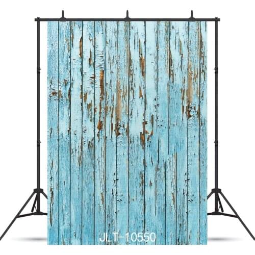 Vintage Blue Board Planks Texture Vinyl Photographic Background For Portrait Children Baby Shower New Born Backdrop Photocall
