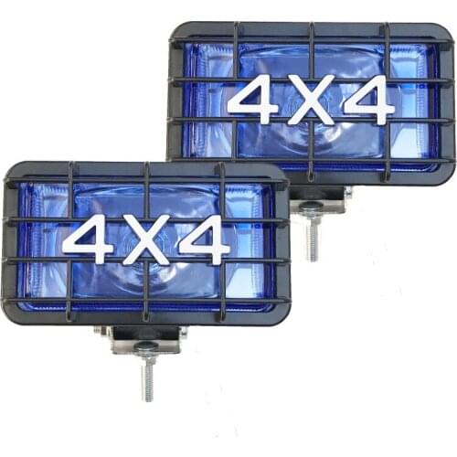 12V H3 55W Offroad Auto Truck ATV SUV 4X4 4WD Halogen Head Spot light Auxiliary Fog Lamp Car Roof Bumper bullbar headlamp Pair
