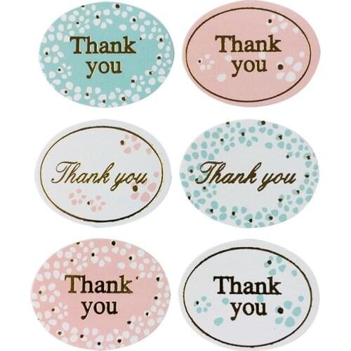 120pcs/pack Beautiful Petal Thank You Seal Stickers DIY Multifunction Paper Label Adhesive Gift