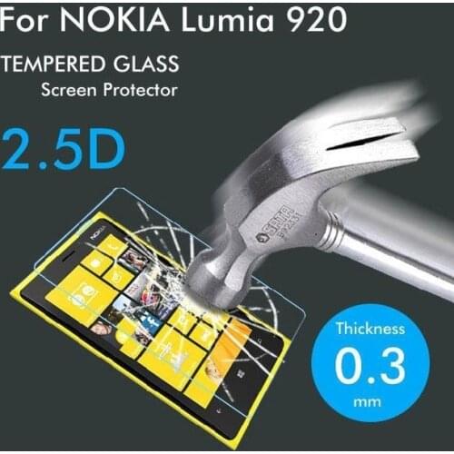 2.5D Tempered Glass For Nokia Lumia 920 High Quality Protective Film Explosion-proof Screen Protector for Nokia 920
