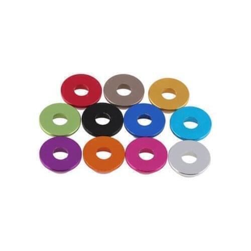 8pcs M8 aluminum alloy washer gasket cup head screw washers hollow multicolor gaskets