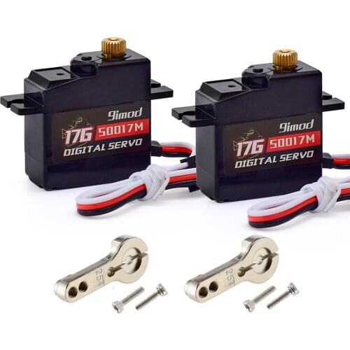 Bargains 9imod Micro Servo 17g Metal Gear 1.8KG Digital Servo Accessories for 1/18 1/16 RC Car Airplane Robot Plane RC boat