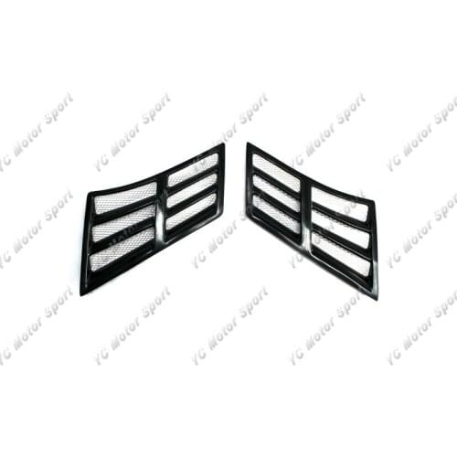 Car Accessories FRP Fiber Glass TS Style Front Fender Air Duct 2pcs Fit For 2008-2017 R35 GTR CBA DBA Front Fender Air Duct