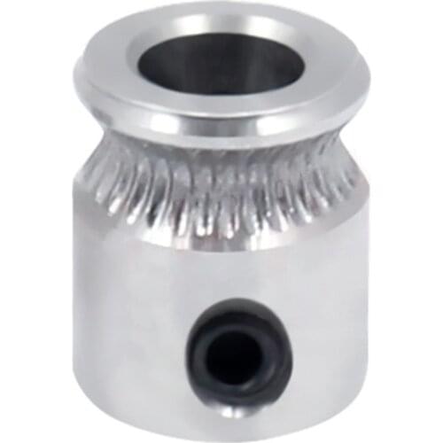 MK8 Extrusion Wheel Stainless Steel Extruder Drive Gear Wheel 5mm Bore GT2 Pulley Timing Belt Pulley Wheel for 3D Printer