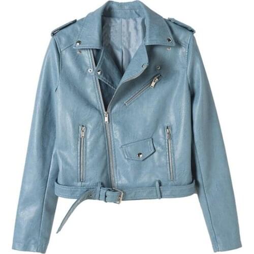 HWLZLTZHT Women's Leather Jackets