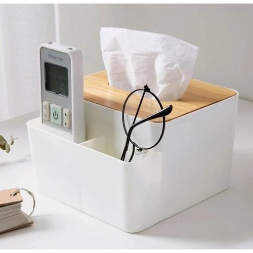 Tissue Box Home Living Room Pumping Box Creative Simple Nordic Ins Multifunctional Tissue Tube Remote Control Storage Box