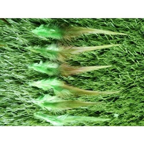 New! Green 50 pc quality pheasant feather, 4-6 "/ 10-15cm DIY decoration accessories, weddings, family
