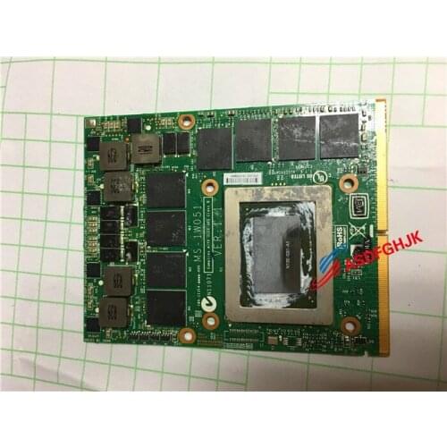 Original FOR MSI GT70 MS-1762 GT60 MS-16F3 MS-1W051 GTX675M VIDEO CARD Fully tested