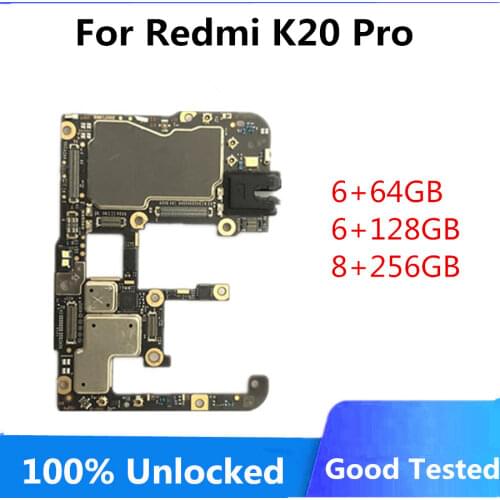 For Redmi K20 Pro Original Unlock Motherboard With Android System For Xiaomi Redmi K20 Pro Logic Board Mainboard Full Tested