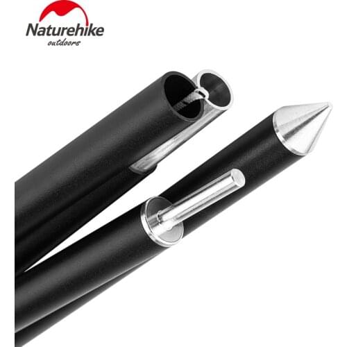 NatureHike 2*2m Camping Awning Pole Aluminium Alloy Awning Rod Tent Poles Tar Tarpaulin for Canopy Tent Building Sun Shelter
