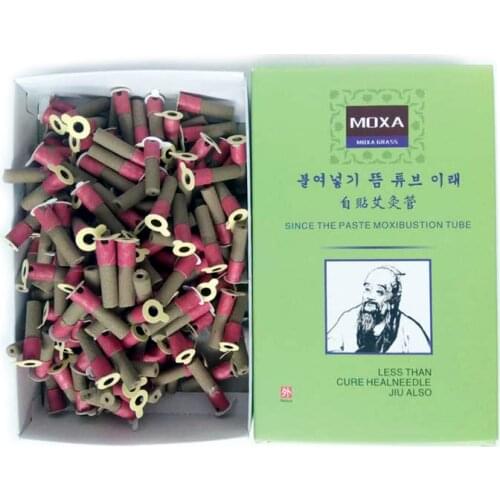 6x28mm self-stick moxa roll Hnayi warm moxibustion roll Smokeless paste moxibustion tube 180pcs/pack for mini moxa