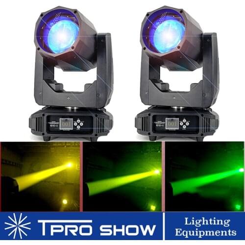 2019 Beam 80W LED Moving Head Zoom Prism Gobo DJ Lighting Effect Sharpy To 2R Similar Beam 7R Lamp, 2pcs/Lot for Wedding Event