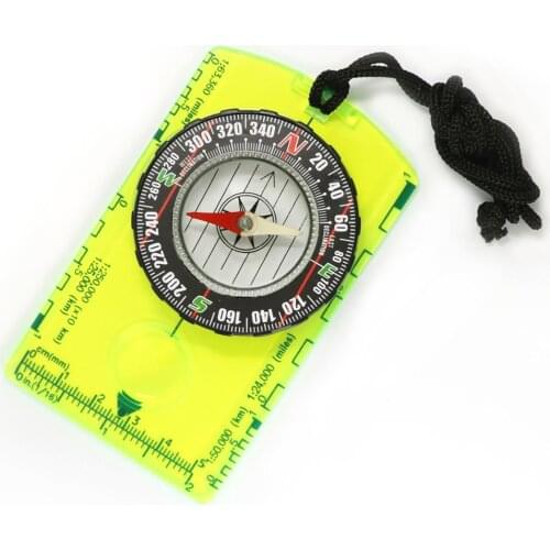 Hiking Backpack Compass with Scale for Camping Navigation Acrylic Professional Field Compass for Map Reading Best Survival Tool