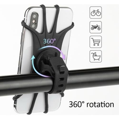 Universal Bicycle Phone Holder Motorcycle Mobile Phone Holder Bike Handlebar Stand Bracket Bike Rack Bike Accessories