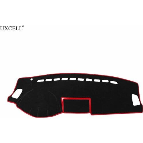Uxcell Car Dashboard Cover Nonslip Black Red Dash Mat Sun Pad for 2009-2012 Mazda 6