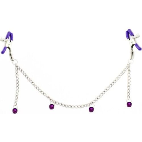Women Torture Nipple Clamps With Bell Pendant Chian Nipple Clamp Erotik Pinzas Pezones Juegos Sexuales Sex Toys For Woman