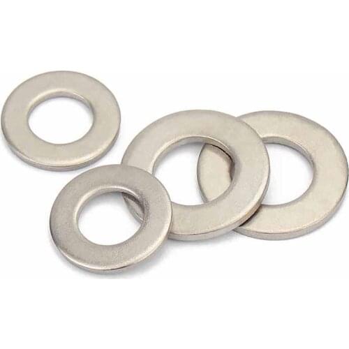 1/2/5/10pcs Pure Titanium TA2 Flat Washer Plain Gasket for M2.5 M3 M4 M5 M6 M8 M10 M12 M14 M16 M18 M20 Screw Bolt GB97