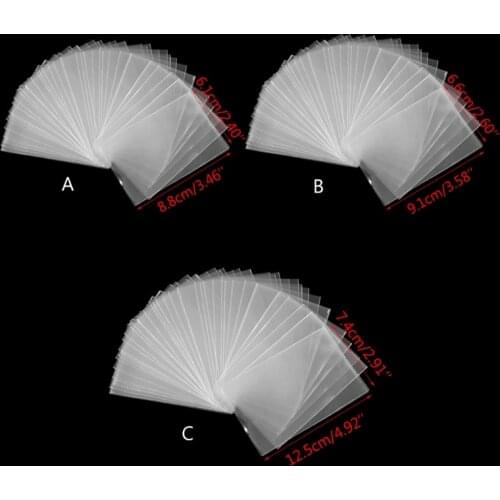 100pcs Card Sleeves CCG MTG Magic Board Game Trading Cards Transparent Protector Tarot Cards Sleeve