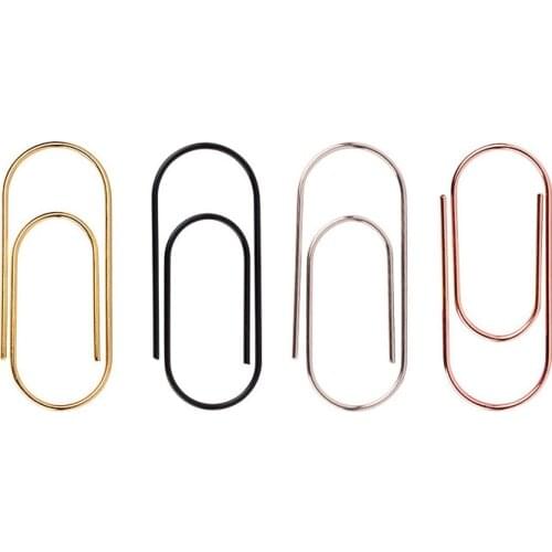 20pcs Paper Clips Escolar Bookmarks Photo Memo Ticket Clip Stationery School Supplies Gifts